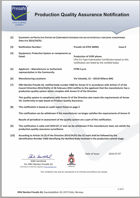 ATEx Certificate 2014/34/EU Directive