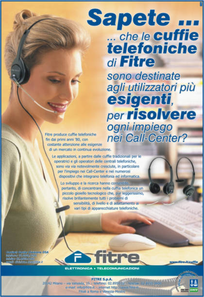 Cuffie Telefoniche Fitre